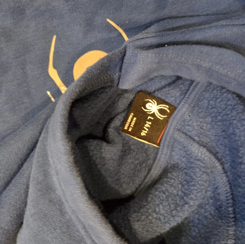 Spyder blue hoodie child L